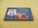 #M729 Ice Box Magnet "Rt.66 Roadster"