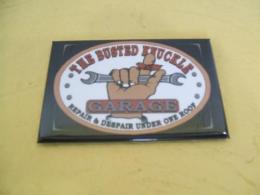 #M980 Ice Box Magnet "Busted Knuckle Garage"